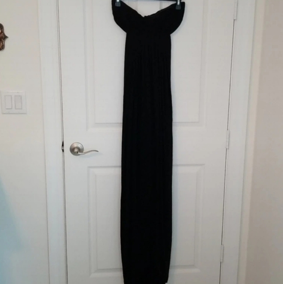 BCBGMAXAZRIA black bandeau gown - Picture 6 of 8